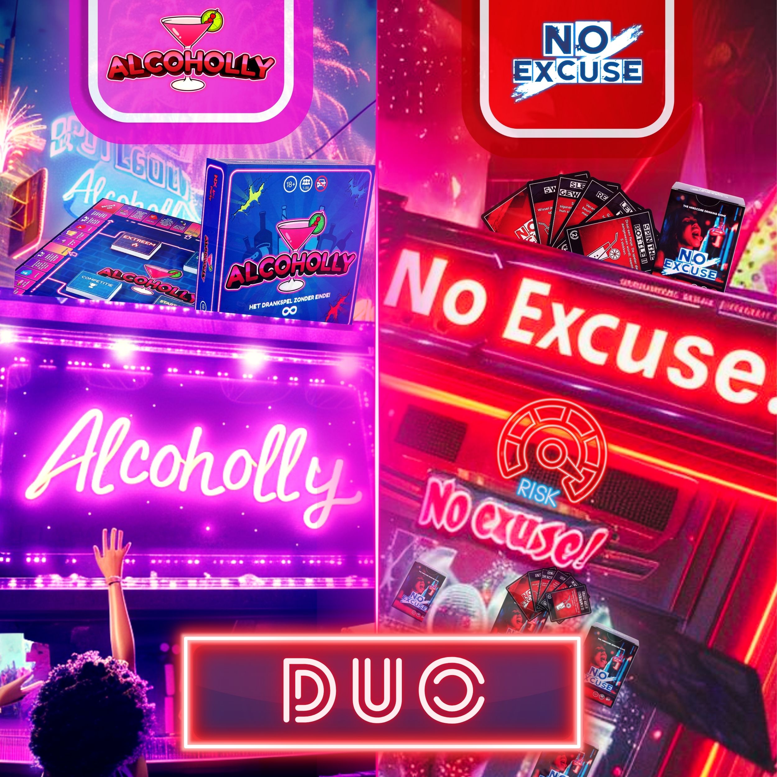 NX Party® Duo ~ Alcoholly® + No Excuse