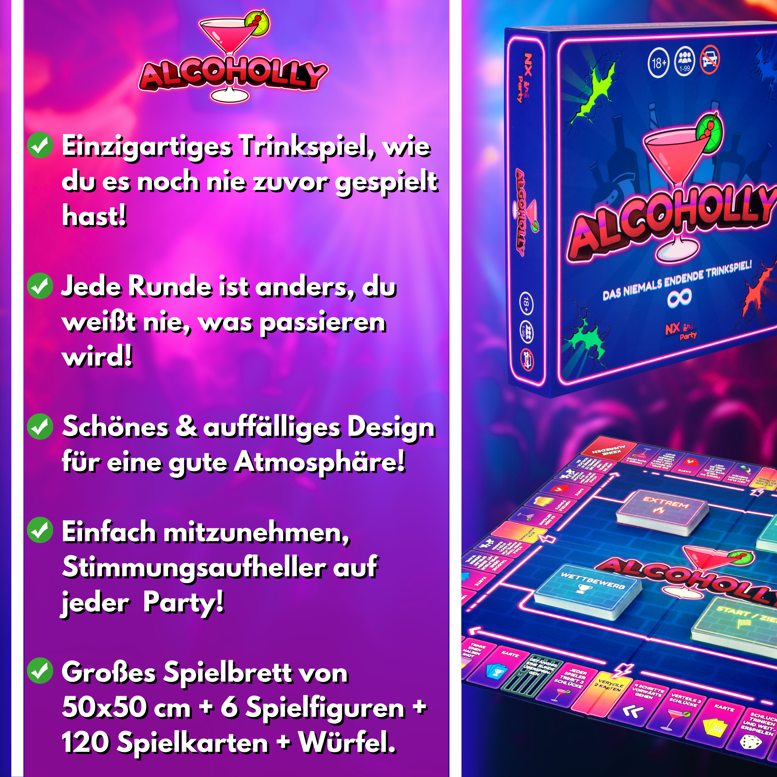 ALCOHOLLY! ~ Das beste Trinkspiel aller Zeiten! ~ Trinkspiele ~ Drinkopoly