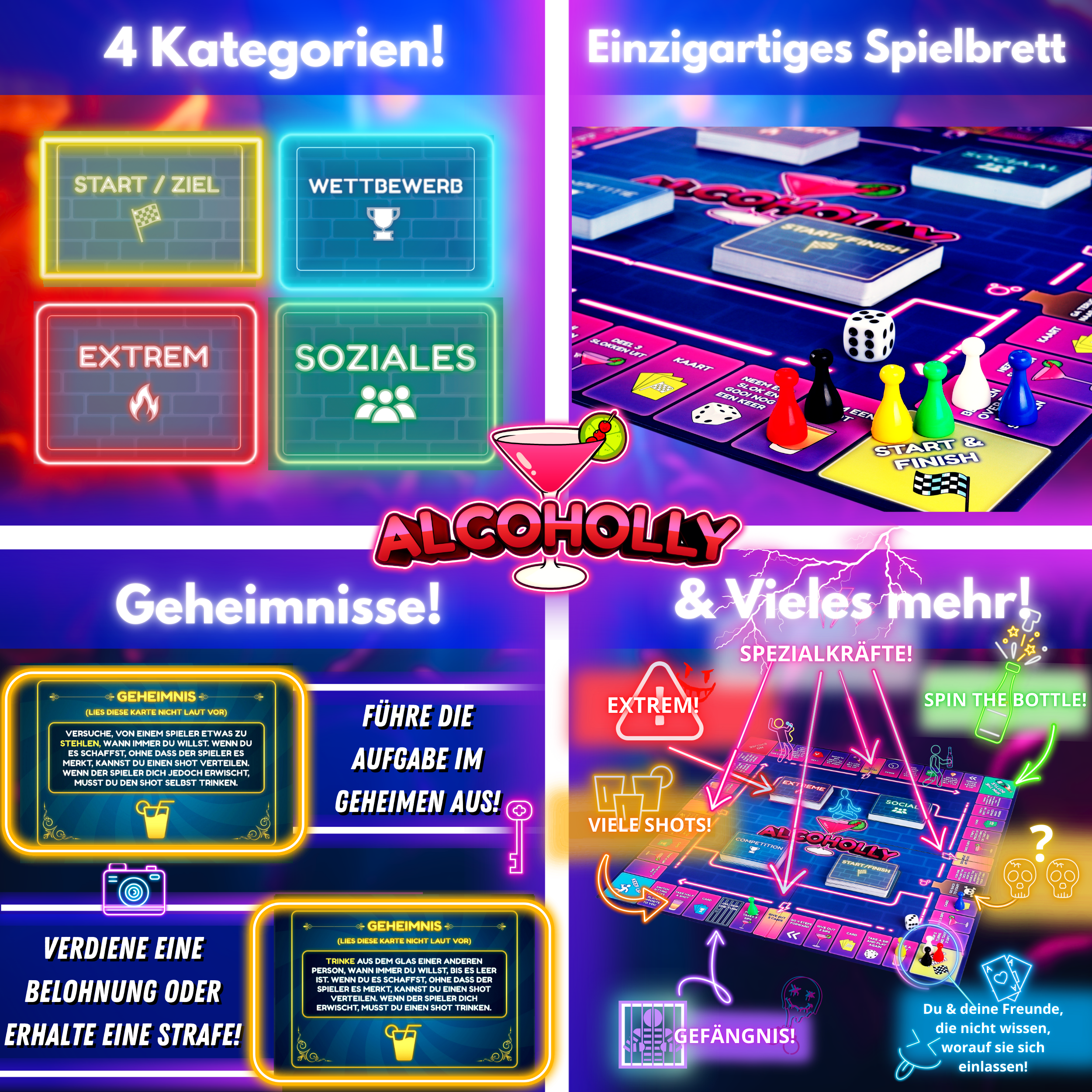 ALCOHOLLY! ~ Das beste Trinkspiel aller Zeiten! ~ Trinkspiele ~ Drinkopoly