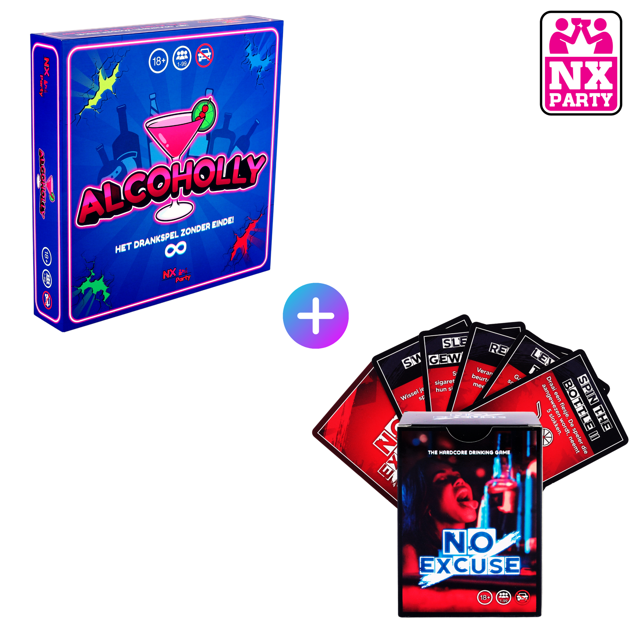 NX Party® Duo ~ Alcoholly® + No Excuse