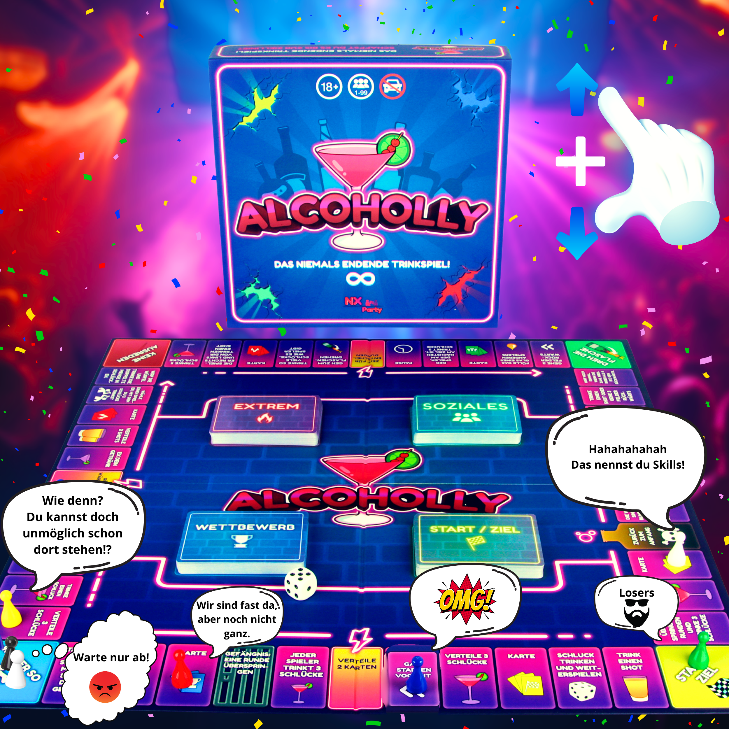 ALCOHOLLY! ~ Das beste Trinkspiel aller Zeiten! ~ Trinkspiele ~ Drinkopoly