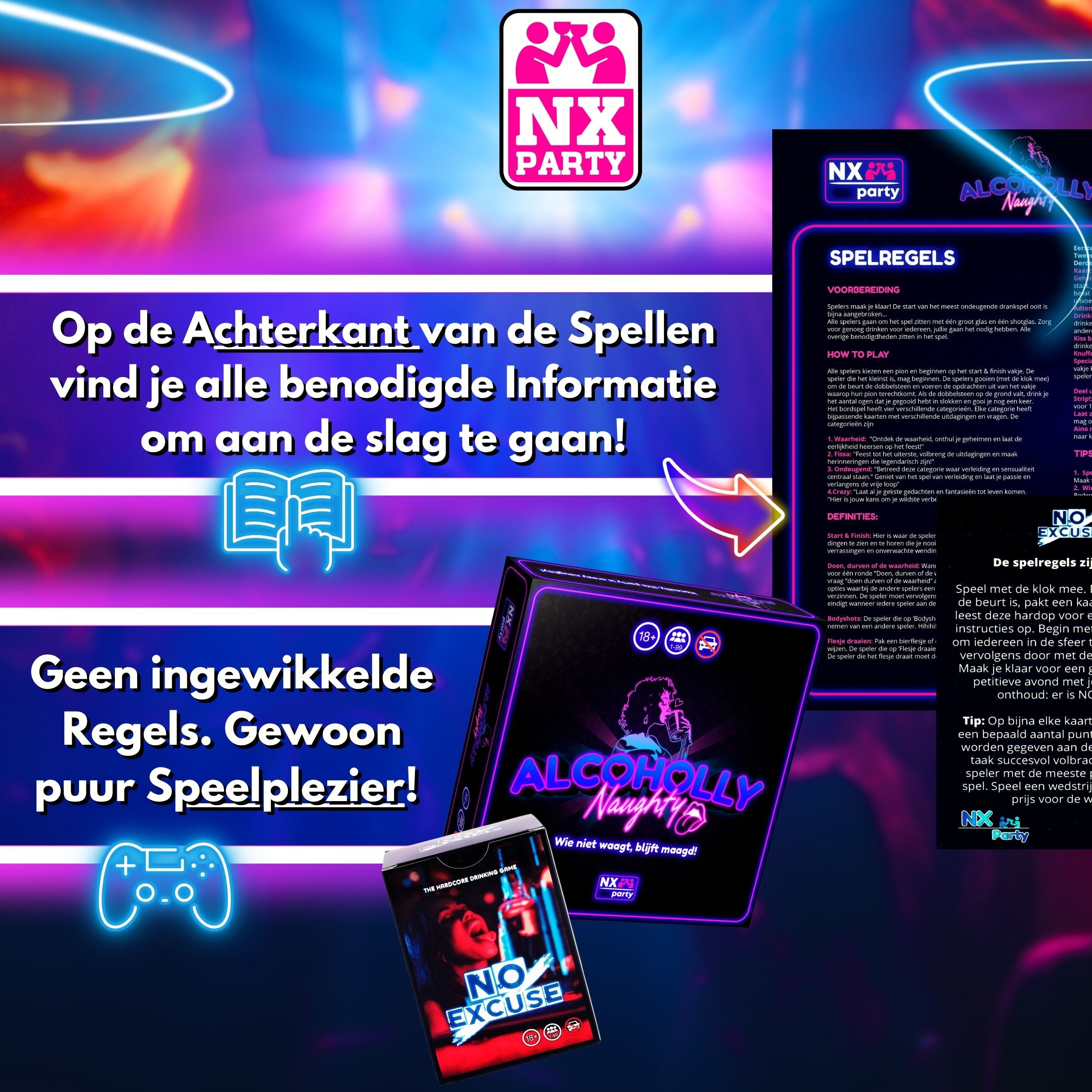 NX Party Duo ~ Alcoholly® naughty + No Excuse!