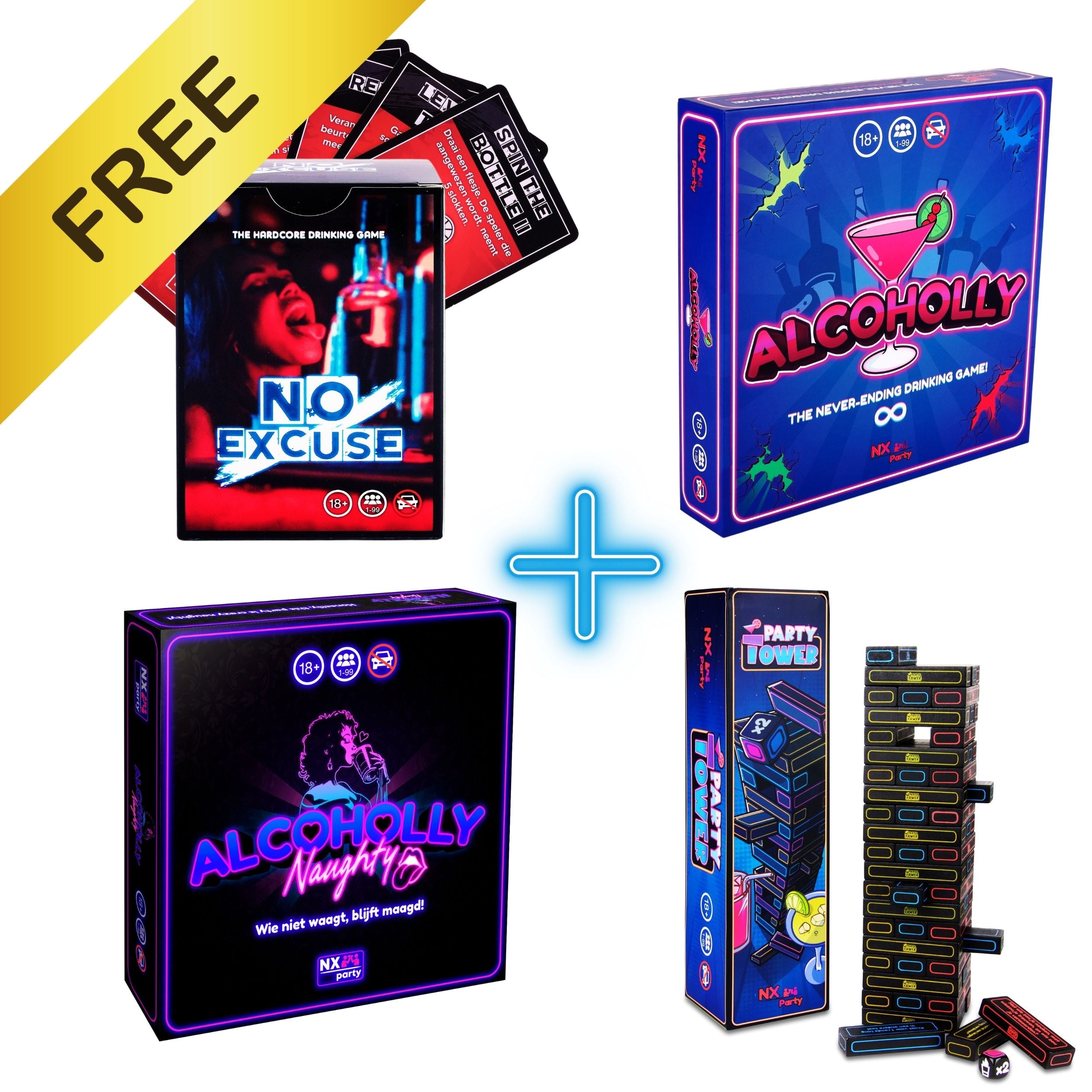 NX Party® Bundle XL + FREE DRINKING GAME!