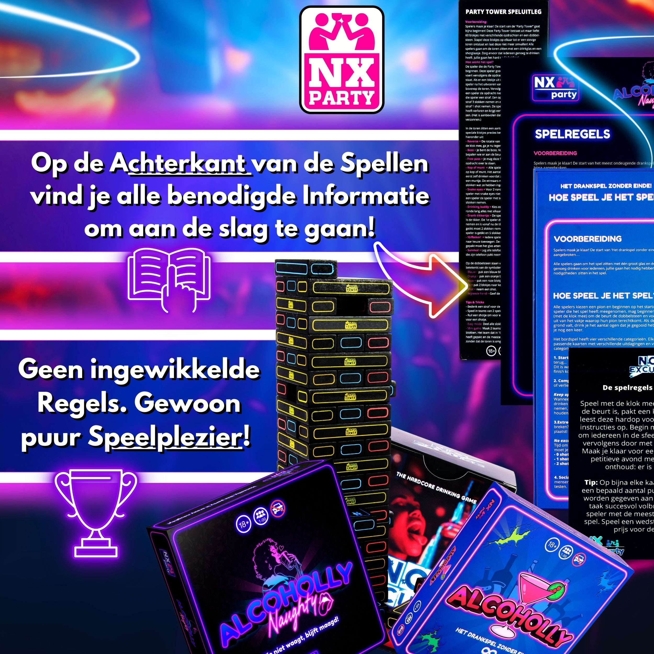 NX Party® Bundle XL + FREE DRINKING GAME!