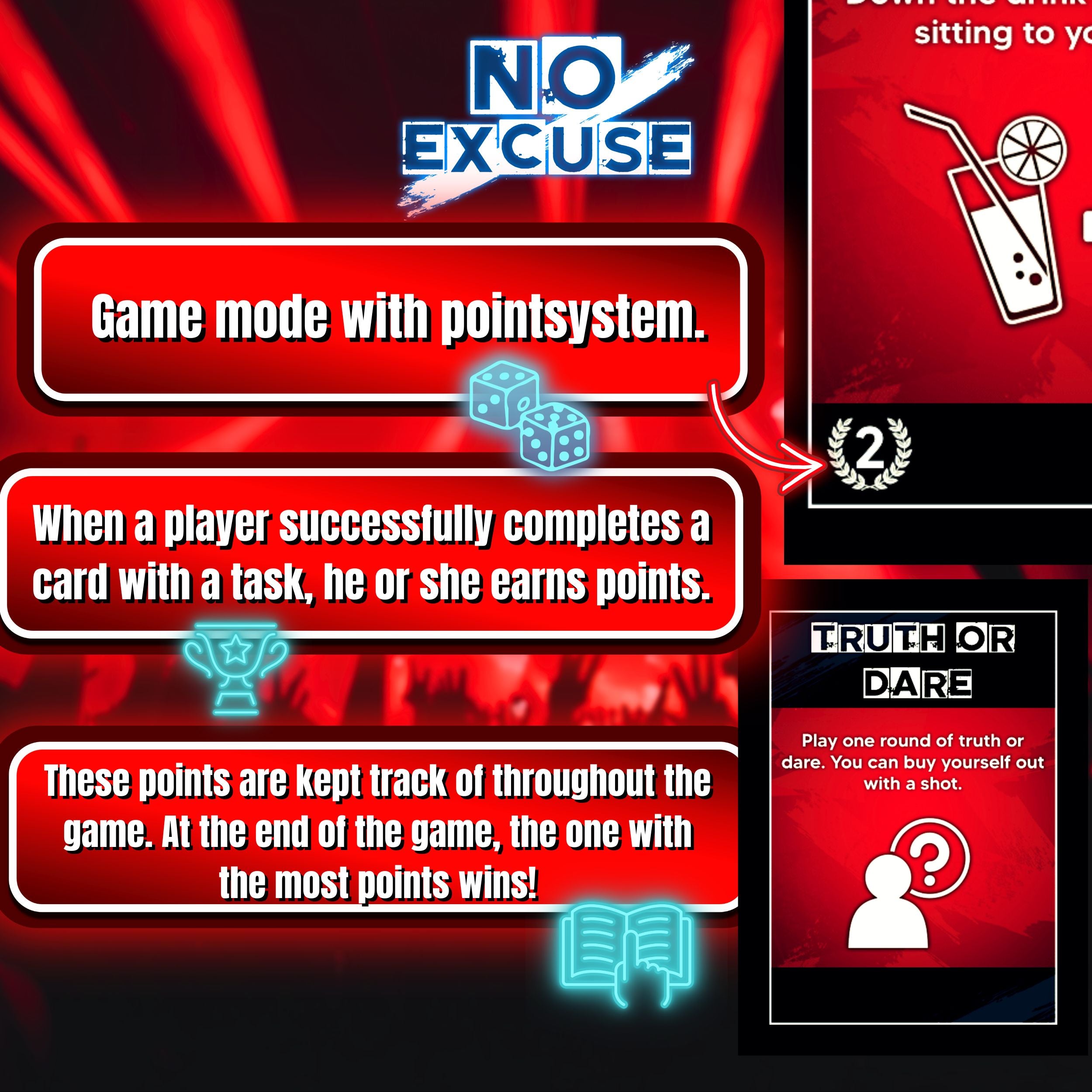 No Excuse! ~ The Hardcore Drinking Game!